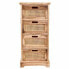 Chest of drawers Alexandra House Living Cane Paolownia wood 29 x 75 x 35 cm