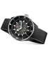 ფოტო #2 პროდუქტის Men's Swiss Automatic Captain Cook Black Rubber Strap Watch 43mm