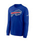 Фото #3 товара Men's Royal Buffalo Bills Primary Logo Long Sleeve T-shirt