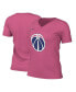 Фото #1 товара Women's Pink Washington Wizards 2022/23 City Edition Essential V-Neck T-shirt