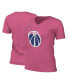 ფოტო #1 პროდუქტის Women's Pink Washington Wizards 2022/23 City Edition Essential V-Neck T-shirt