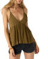 ფოტო #1 პროდუქტის Juniors' Robynn V-Neck Tank Top