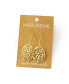 ფოტო #3 პროდუქტის Adhya Oval Drop Hook Earrings