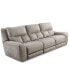 Фото #1 товара CLOSEOUT! Terrine 3-Pc. Fabric Sofa with 2 Power Motion Recliners, Created for Macy's