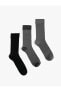 3’lü Çok Renkli Desenli Çorap Seti