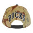 Фото #4 товара Czapka Mitchell & Ness NBA Choco Camo Snapback Milwaukee Bucks