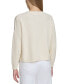 Фото #2 товара Women's Mixed Cable-Knit Drop-Shoulder Sweater