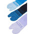 Фото #3 товара CROCS 3-PACK ADULT FLIP FLOP CUT BLUE/ PURPLE CREW SOCKS SIZE S, M New