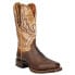 Фото #2 товара Dan Post Boots Bellamy Embroidery Square Toe Cowboy Mens Brown Casual Boots DP4