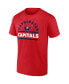 Men's Red Washington Capitals Goaltender Combo T-shirt