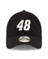 Фото #2 товара Men's Black Alex Bowman Enzyme Washed 9TWENTY Adjustable Hat