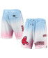 Фото #2 товара Men's Blue, Pink Boston Red Sox Team Logo Pro Ombre Shorts