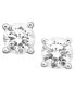 Certified Colorless Diamond Stud Earrings in 18k White Gold (1 ct. t.w.)