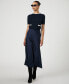 ფოტო #8 პროდუქტის Women's Ennis Satin Midi Skirt