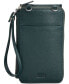 Фото #3 товара Softy Leather Tech Crossbody Wallet, Created for Macy's