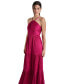 ფოტო #4 პროდუქტის Women's Sleeveless Tiered Pleated Halter-Neck Dress