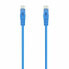 Фото #1 товара Жесткий сетевой кабель UTP кат. 6 Aisens A145-0575 Синий 2 m