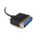 Фото #3 товара StarTech.com 10 ft USB to Parallel Printer Adapter - M/M - 30.5 m - Centronics - USB Type-A - Male/Male - Black - 163 g