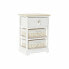 Chest of drawers DKD Home Decor Natural White wicker Paolownia wood (40 x 29 x 58,5 cm)