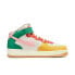 Nike Air Force 1 Mid Yellow,Green,White, 44 - фото #1