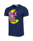 Фото #3 товара Men's and Women's Navy Nick at Nite Tri-Blend T-shirt