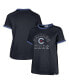 ფოტო #2 პროდუქტის Women's Navy Chicago Cubs City Connect Sweet Heat Peyton T-shirt