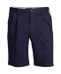 Фото #2 товара Big & Tall Comfort Waist Pleated 9" No Iron Chino Shorts