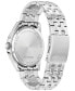 ფოტო #3 პროდუქტის Men's Stainless Steel Bracelet Watch 42mm