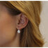 Silver ORIANNA drop earrings with zircons LPS0341SR