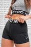 Pro 3 inch 7.5cm Training Fit Shorts Black Kadın Tayt Şort Kısa Siyah