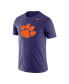 Men's Purple Clemson Tigers Big and Tall Legend Primary Logo Performance T-shirt