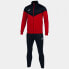Фото #1 товара Joma Oxford sports tracksuit red and black 102747.601