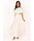 ფოტო #5 პროდუქტის Merletto Cut Out Maxi Women's Dress