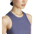 ფოტო #6 პროდუქტის ADIDAS All Gym Seasonal Rib Tight Fit Tonal 3 Stripes tank top