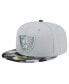 ფოტო #1 პროდუქტის Men's Gray Las Vegas Raiders Active Camo 59FIFTY Fitted Hat
