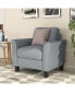 Living Room Furniture Armrest Single Chair And Loveseat Sofa