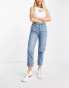 Фото #4 товара Monki Taiki high waist mom jeans in light blue