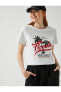Kadın Ekru T-Shirt 2SAL10108IK