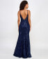 Фото #5 товара Juniors' Sequined Lace Gown