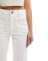 Фото #5 товара River Island wide leg jean in white