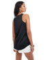 River Island dressy vest in black