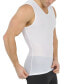 ფოტო #3 პროდუქტის Men's Big & Tall Power Mesh Compression Sleeveless V-Neck Shirt