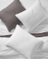 Фото #6 товара Organic Cotton Check Matelassé 2-Pc. Duvet Cover Set, Twin, Created for Macy's