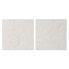 Фото #1 товара Настенный декор Home ESPRIT Белый современный Маринованный 80 x 6 x 80 см (2 штуки)
