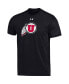 ფოტო #3 პროდუქტის Men's Black Utah Utes School Logo Performance Cotton T-shirt