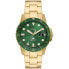 Фото #1 товара Мужские часы Fossil FS5950 Золото Зеленый