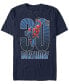 Фото #1 товара Men's Marvel Spider-Man Swinging 30th Birthday Short Sleeve T-Shirt