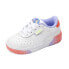 Фото #4 товара Puma Cali Lollipop Perforated Lace Up Toddler Girls White Sneakers Casual Shoes