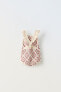 Фото #4 товара Knit crochet romper with flower detail