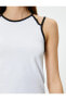 Топ Koton Crop Halter Color Contrast